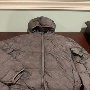 Gray Uniqlo puffer